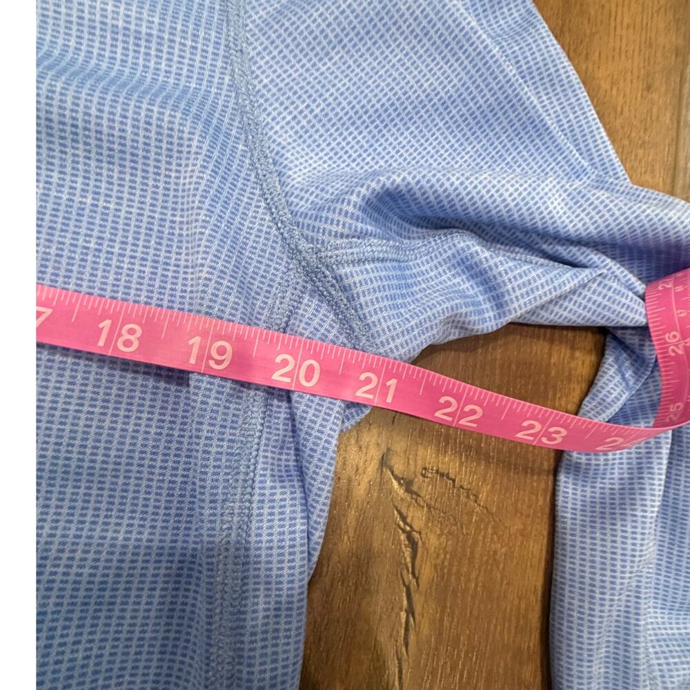 Vineyard Vines On-the-Go Sankaty Quarter-Zip Light Blue Size M - Picture 9 of 9